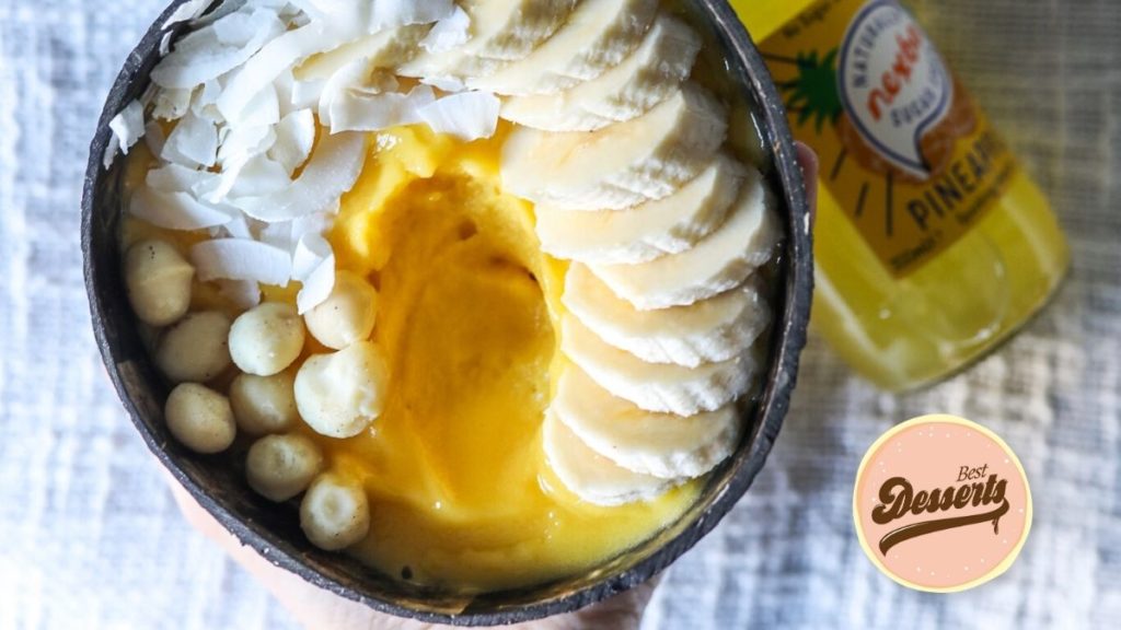 Two Ingredient Mango and Pineapple Sorbet