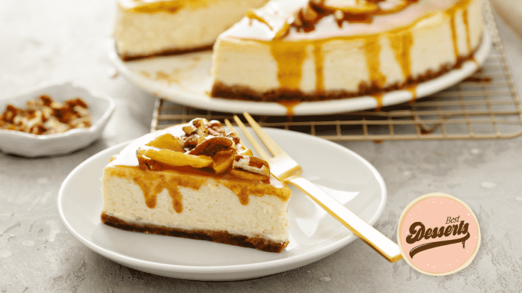 Caramel Apple Fall Cheesecake