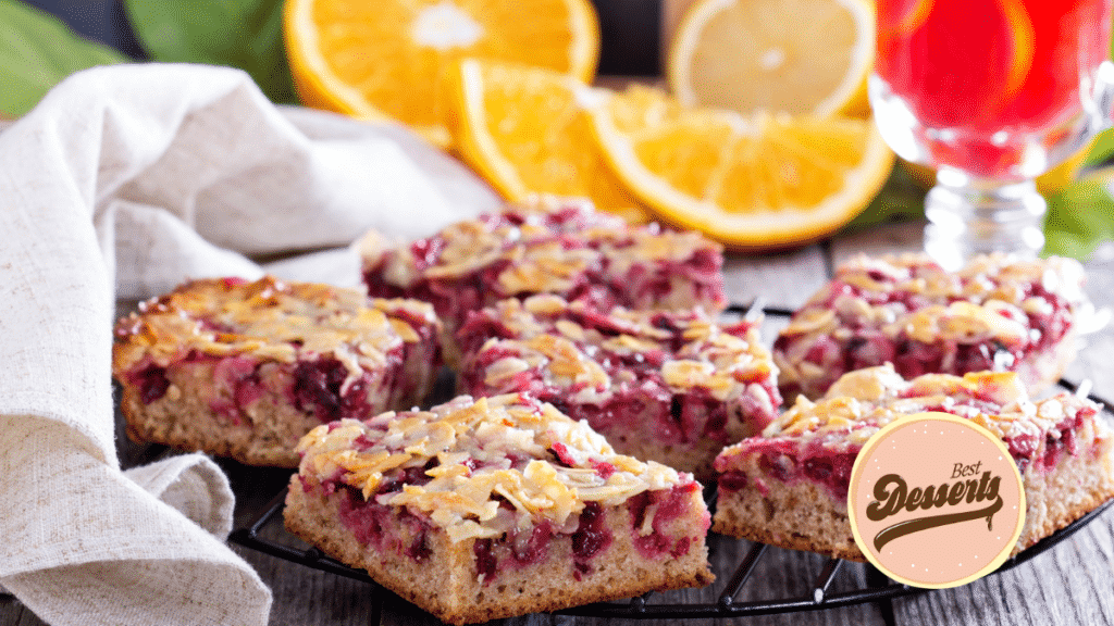 Cranberry Sauce Oat Bars