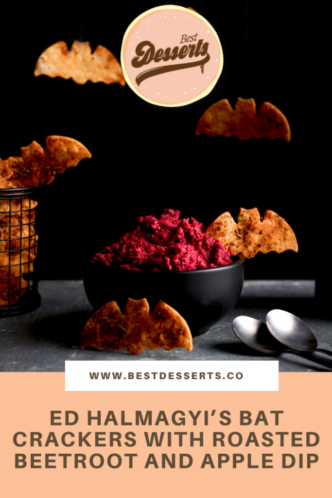 Bat Crackers with Roasted Beetroot and Apple