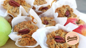 Gluten Free Apple and Cinnamon Muffin with Crumble Topping