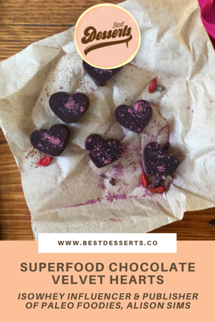 Superfood Chocolate Velvet Hearts