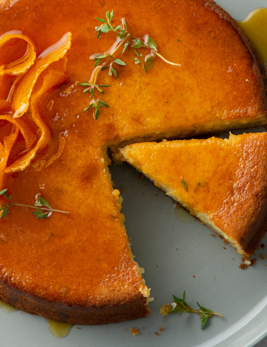 Olive Oil, Orange, and Thyme Cake