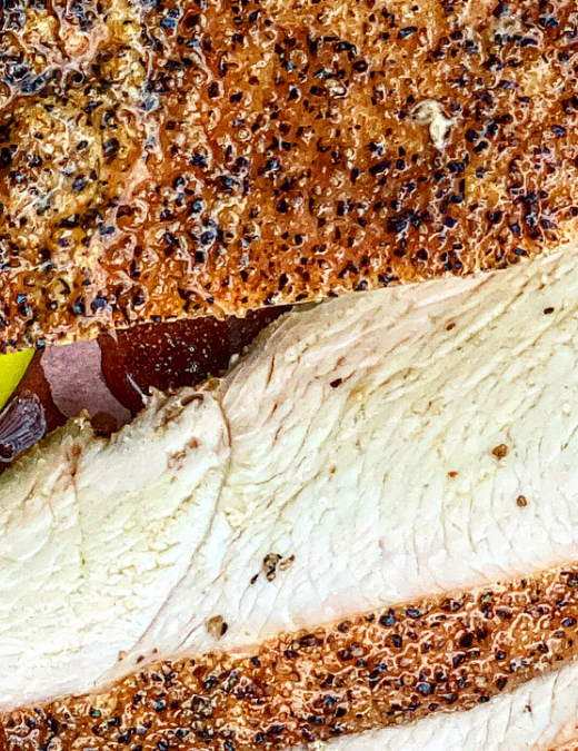 Smoked Turkey Breast with Honey Butter