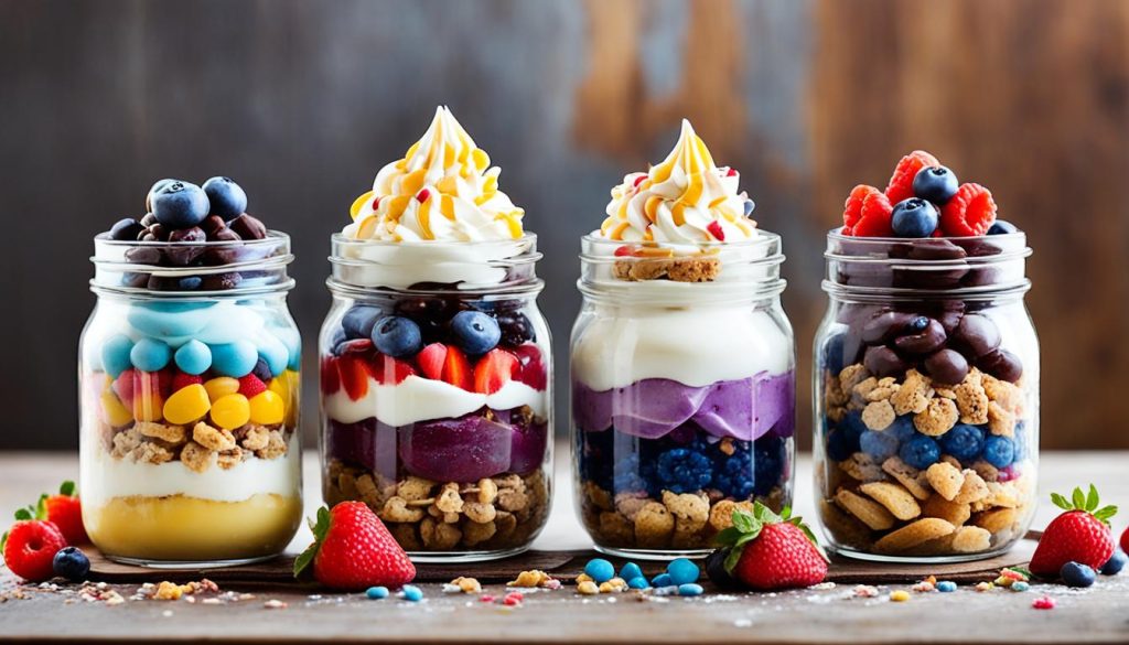 Make-ahead jar desserts