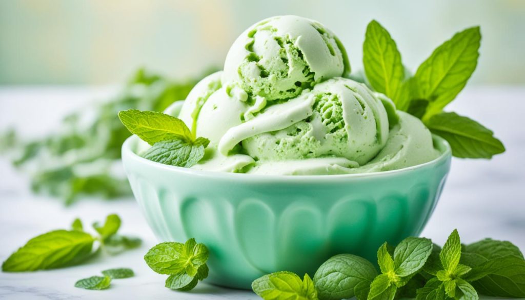 green ice cream