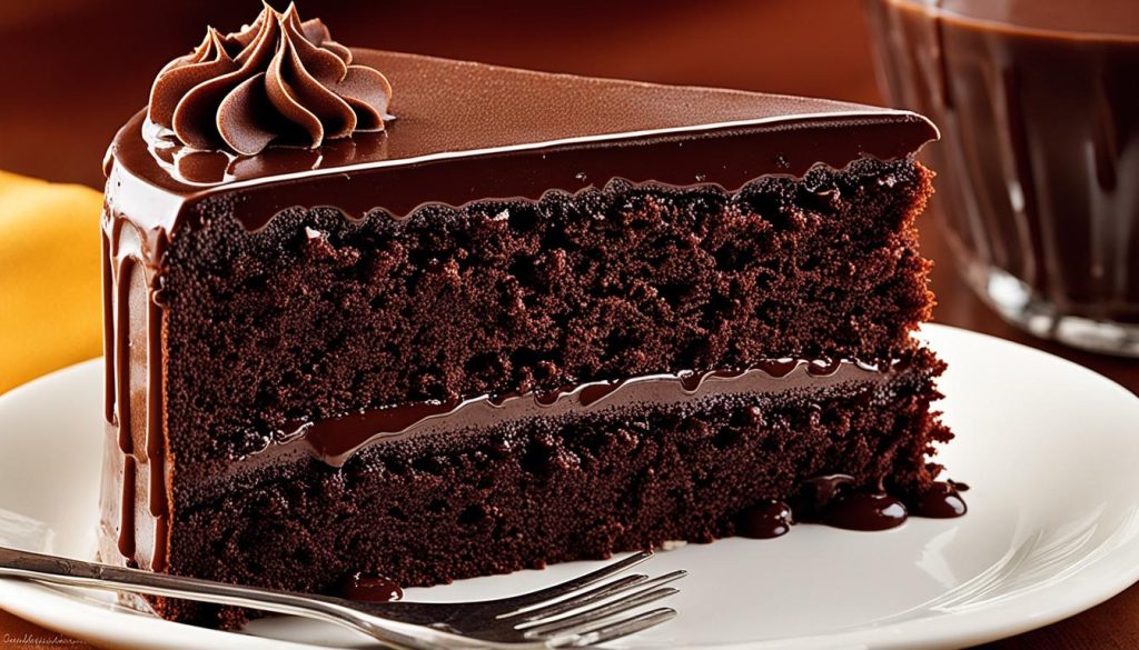 quick chocolate cake with ganache