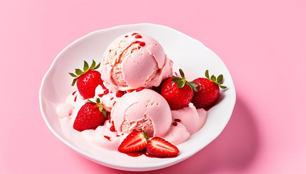 roasted strawberry ice cream